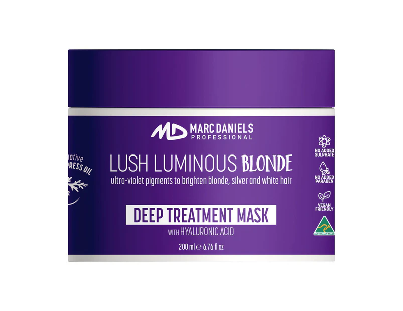 Marc Daniels Lush Luminous Blonde Intensive Treatment Mask 200g