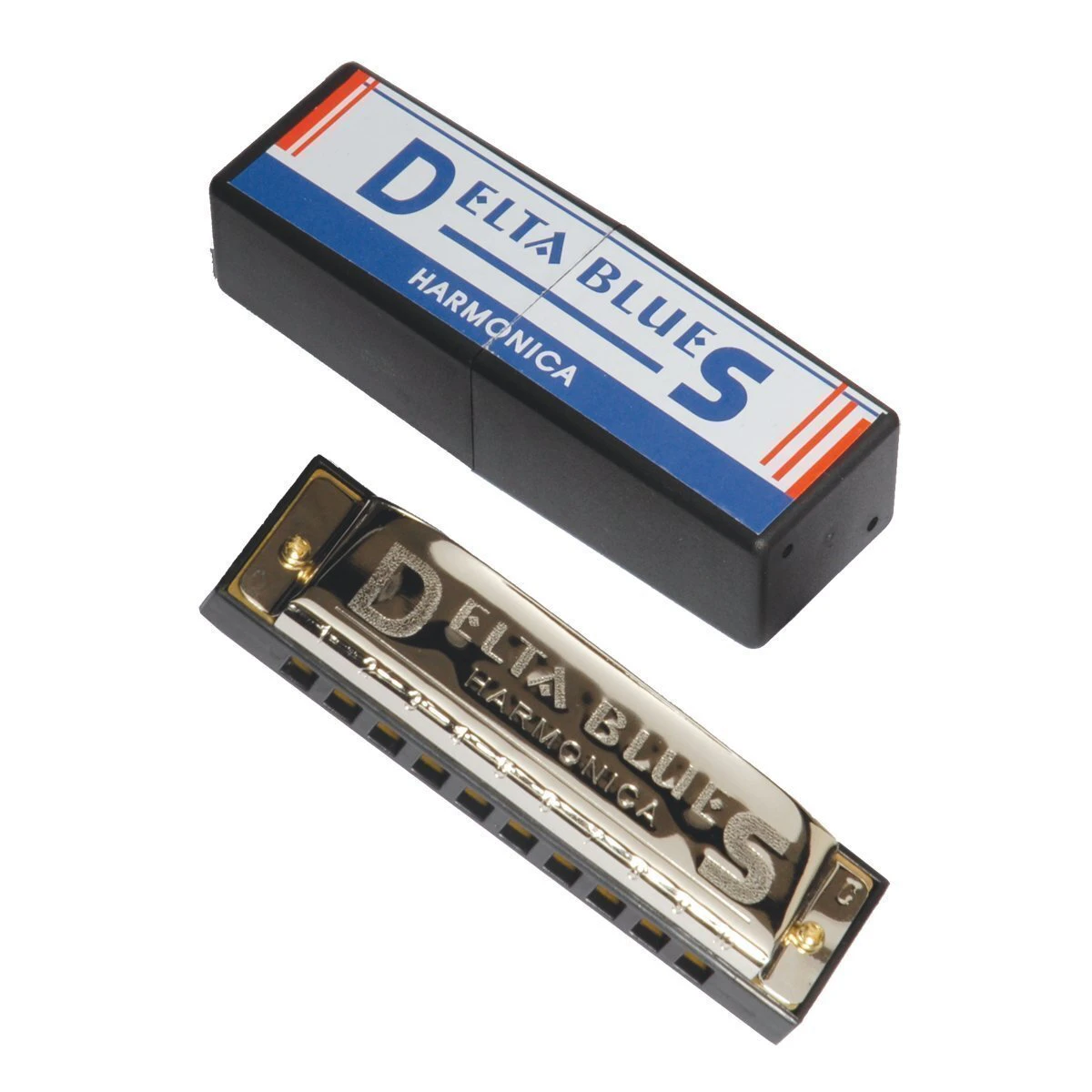 Delta Blues 10 Hole Diatonic Harmonica in G