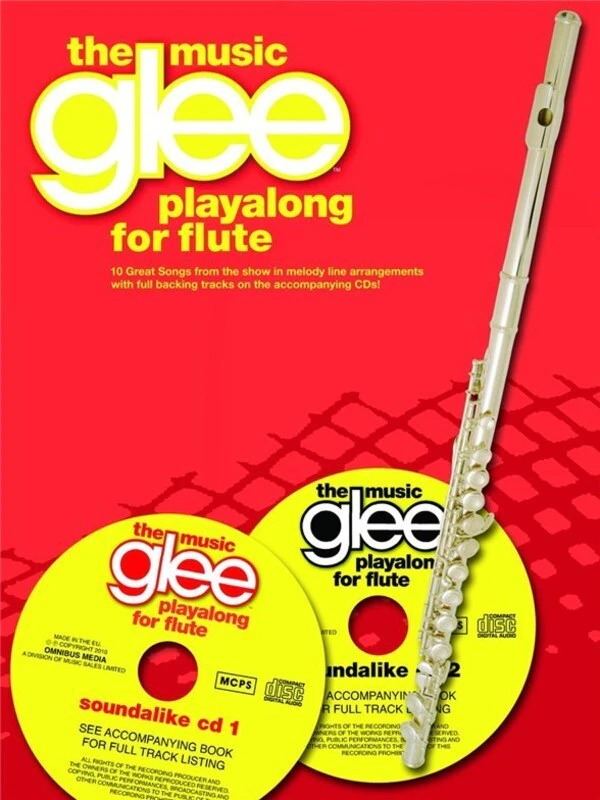 Glee Playalong For Flute Book/2CDs (Softcover Book/CD)