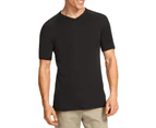 Bonds V Neck Raglan Blank Plain Basic Mens Black T   shirt Tee Top M9762W 1 Piece