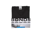 Bonds V Neck Raglan Blank Plain Basic Mens Black T   shirt Tee Top M9762W 1 Piece