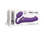 Strap On Me Vibrating 3 Motors Strap On L Purple: The Ultimate Pleasure Experience For Couples