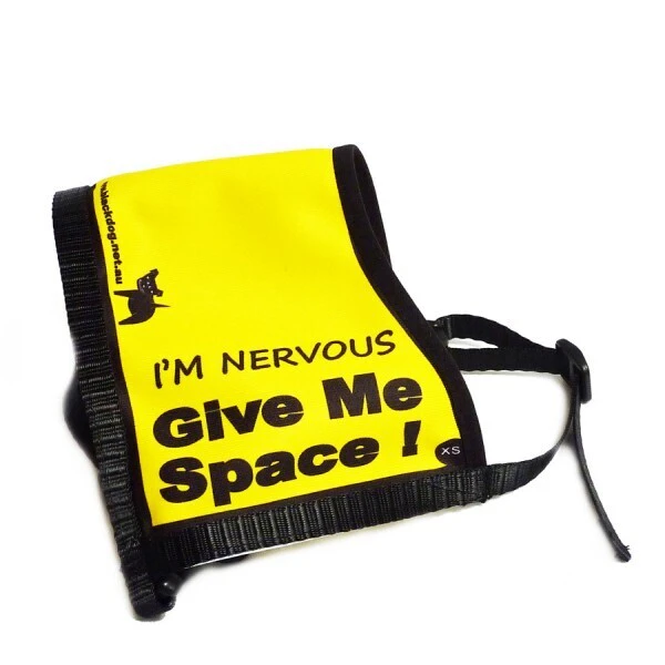 Black Dog Wear Vest -Give Me Space I'M Nervous [Size: Small]