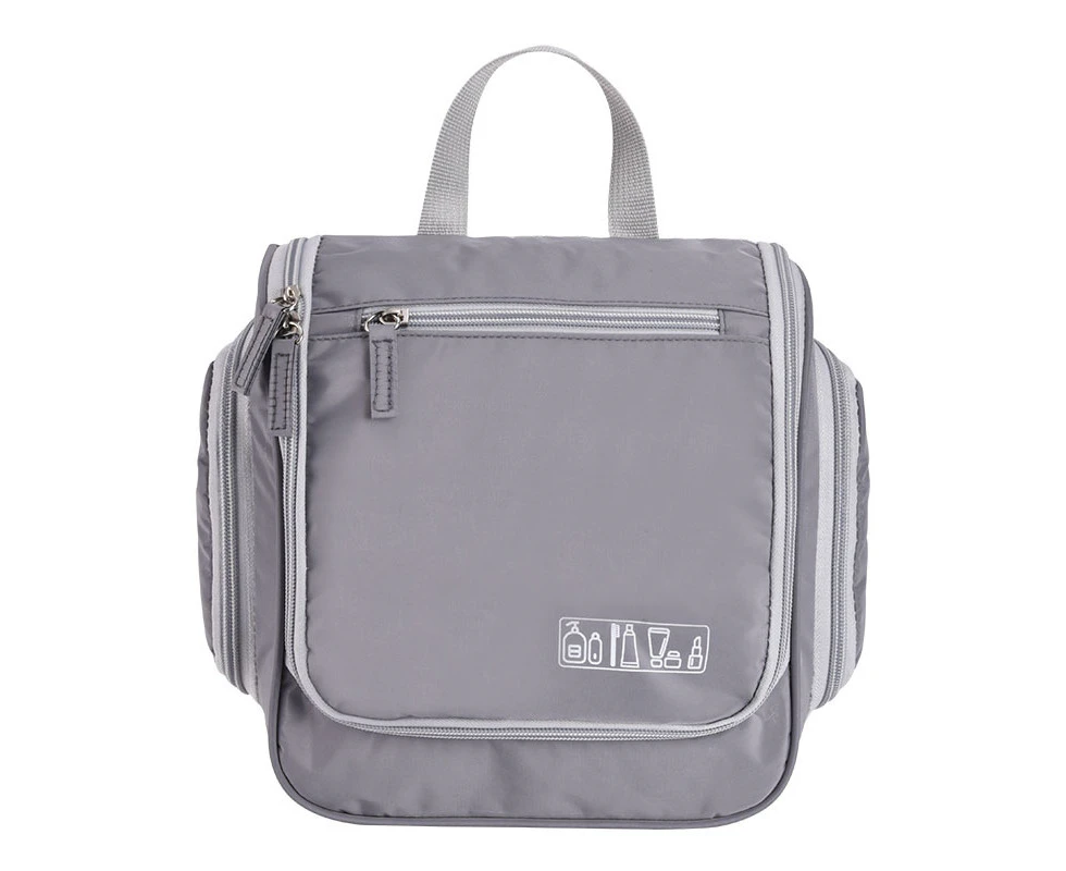 Hook Travel Storage Bag/Toiletries Bag - Grey