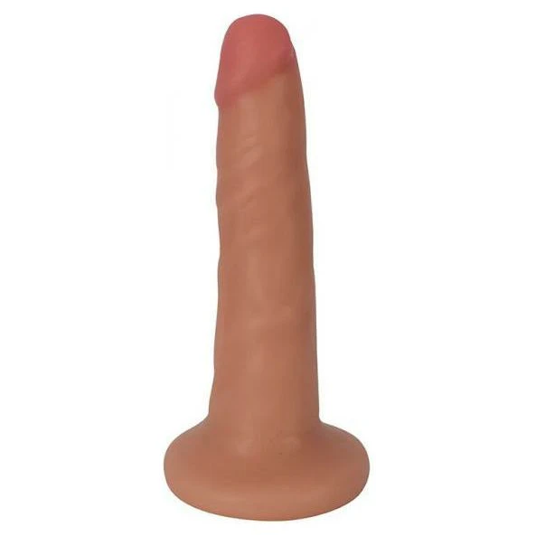 Ultra Premium Enhanced Pvc Thinz 6 Inches Slim Dong Model Tsd 2001 Vanilla Beige Realistic Handcrafted Super Slim Dildo For Pleasu