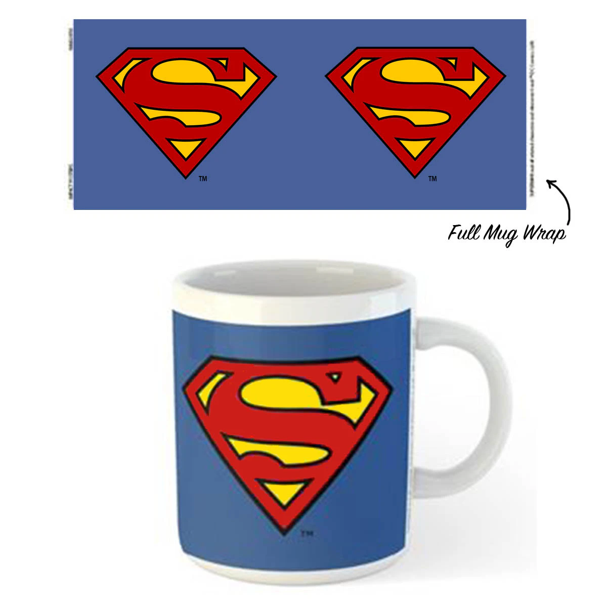 DC Comics Superman Logo Coffee Tea Mug