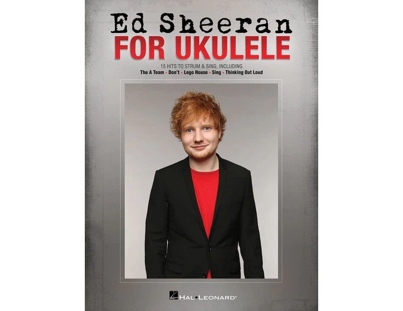 Ed Sheeran For Ukulele (Softcover Book)