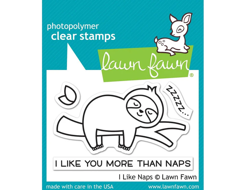 Lawn Fawn - Clear Stamps - I Like Naps LF2163