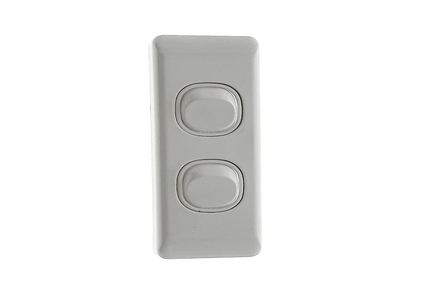 150 Pack of Architrave Light Switch 2 Gang - Vertical / Horizontal - Slim