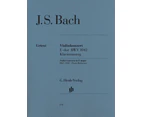 Bach - Concerto E Maj Bwv 1042 Violin/Piano Book