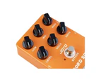 JOYO JF-22 Oxford Sound Guitar Effects Pedal Orange Amp Sim Classic British Rock