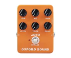 JOYO JF-22 Oxford Sound Guitar Effects Pedal Orange Amp Sim Classic British Rock