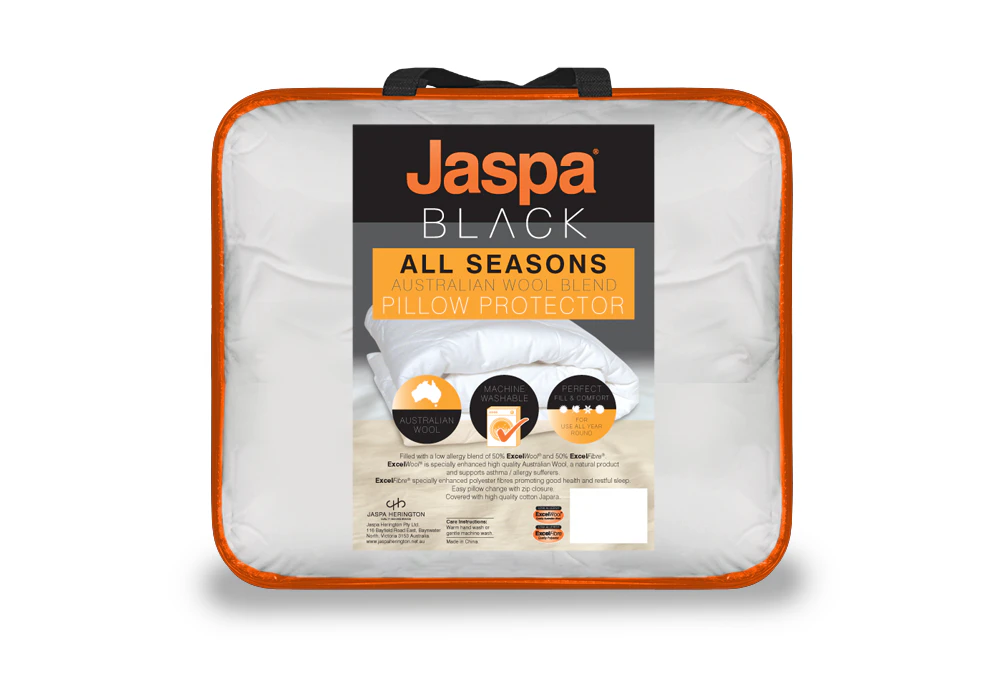 Jaspa Black All Seasons Pillow Protector