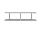 vidaXL Wall Shelves 2 pcs Concrete Grey 75x18x20 cm Engineered Wood