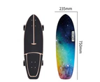 29.5'' 75cm Sealed Land Surf Skate Surfskate Skateboard Complete Pumping Carving AU STOCK - Flash Elk