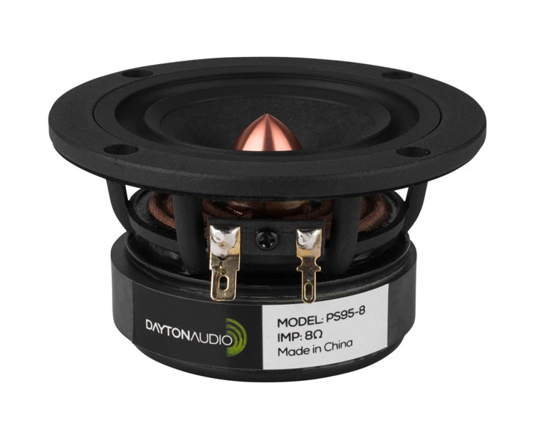 Dayton Audio PS95-8 3.5" Point Source Full-Range Driver 8 Ohm 3-1/2"