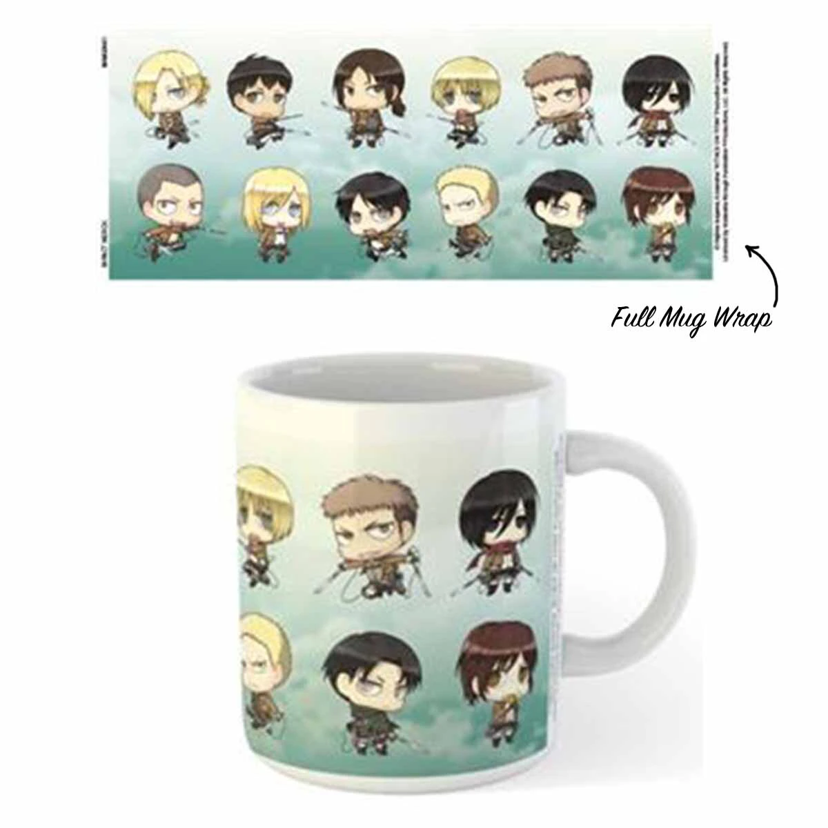 Attack On Titan - Anime 'Chibi Characters' Coffee Mug