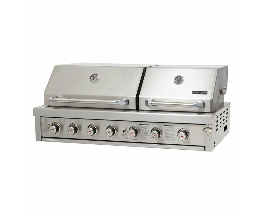 Gasmaster Hero Twin Hood 6b BBQ Built In Propane