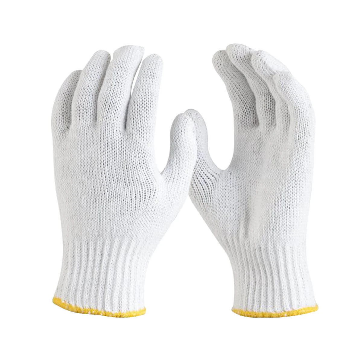 Handy Hardware 20 PAIRS Reusable Poly Cotton Knitted Gloves 21 x 10cm