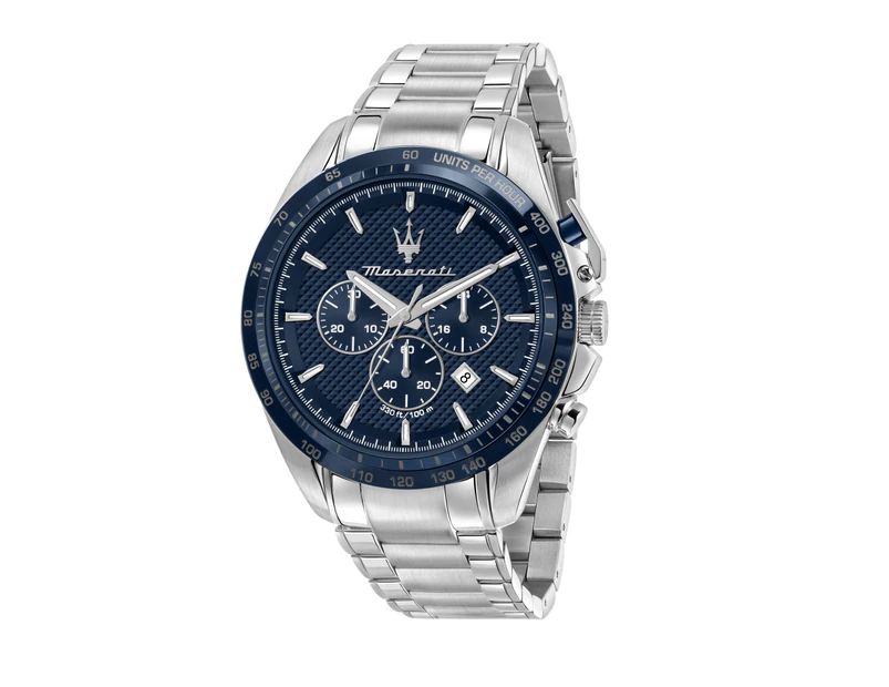 Maserati Traguardo 45mm Stainless Steel Chronograph Watch