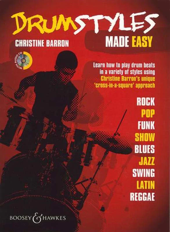 Drum Styles Made Easy Book/CD (Book/CD) Book