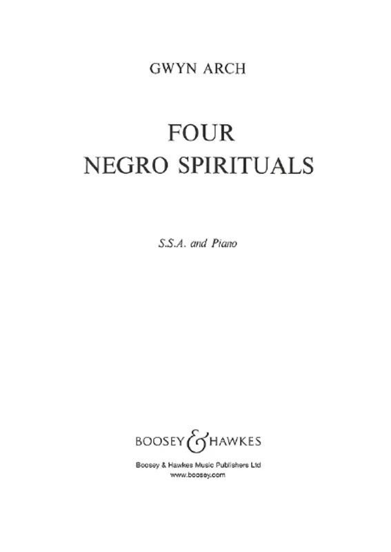 Arch - 4 Negro Spirituals SSA (Softcover Book)