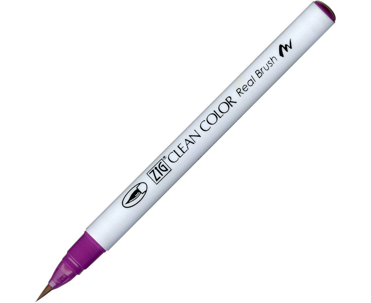 ZIG Kuretake Clean Colour Real Brush Pen 082 Purple