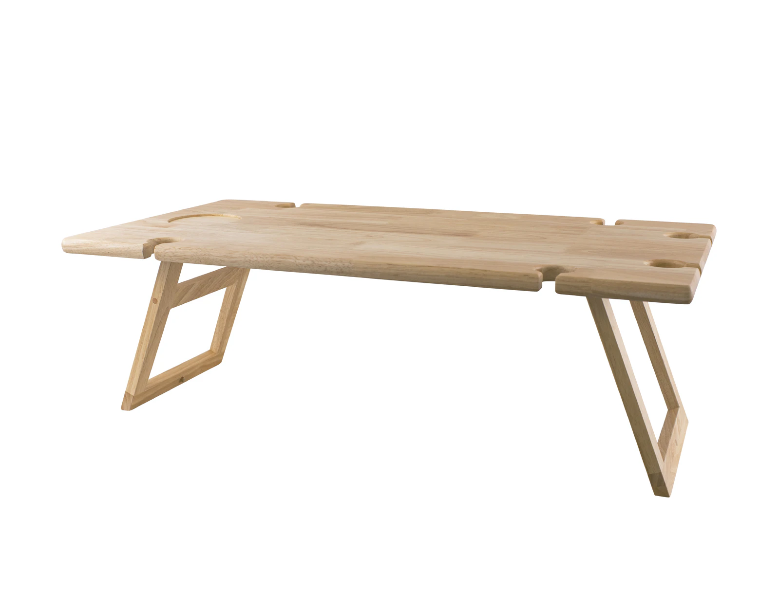 Folding Wooden Picnic Wine & Cheese Table 75cm x 38cm  - Peer Sorensen