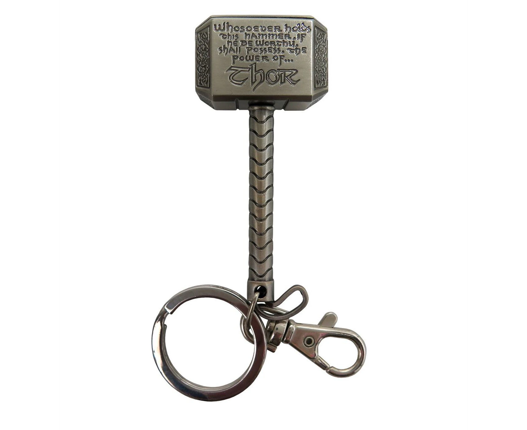 Thor Movie Metal Mjolnir Hammer Keychain