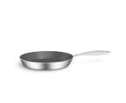 SOGA Stainless Steel Fry Pan 20cm 26cm Frying Pan Induction Non Stick Interior