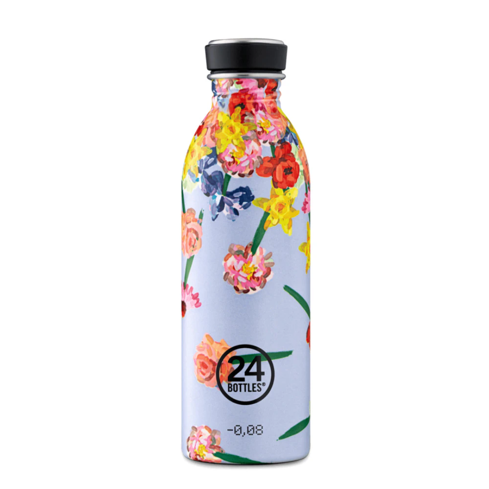 24Bottles Urban Stainless Steel Water Bottle 500ml - Flowerfall