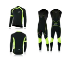 Sikma Men's Cycling Jersey + Bib Tights Set - Yellow