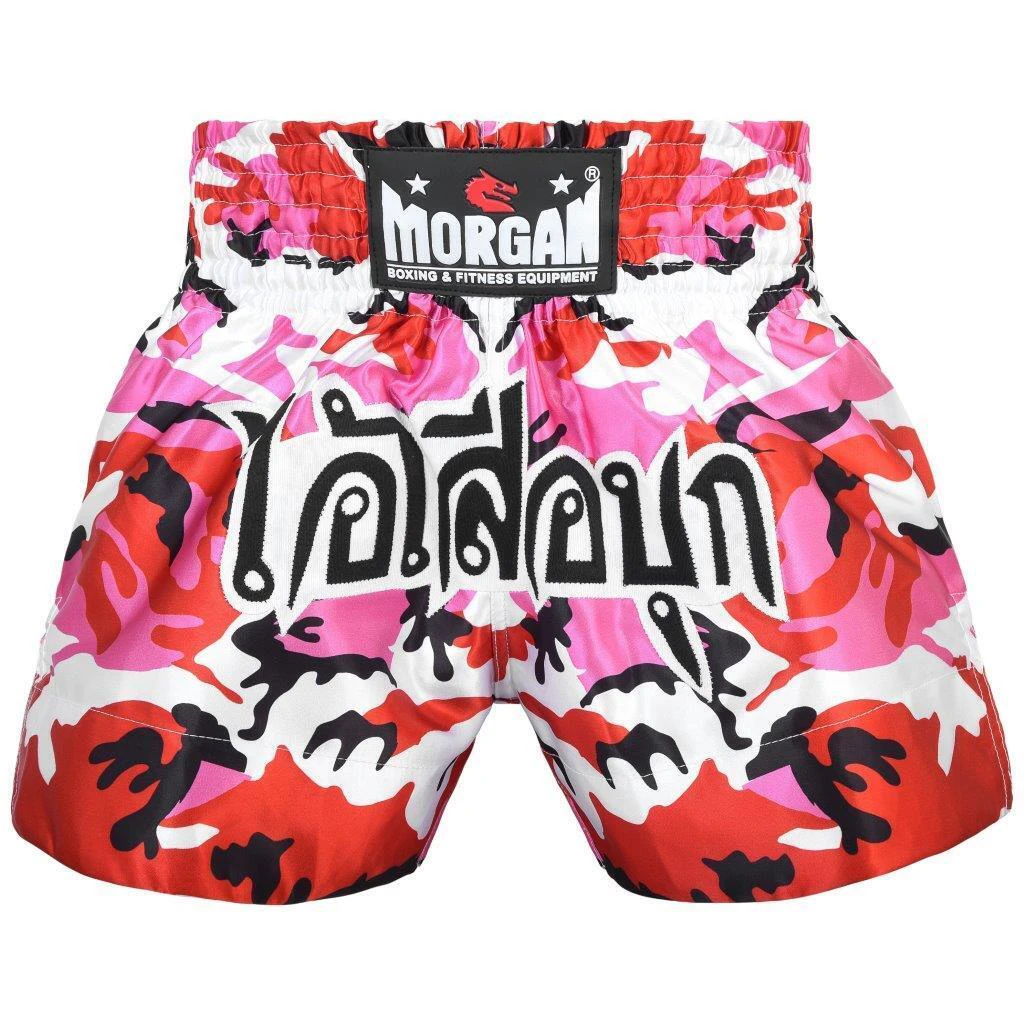 MORGAN Muay Thai Pink Diabla Camo Boxing MMA Pants Shorts