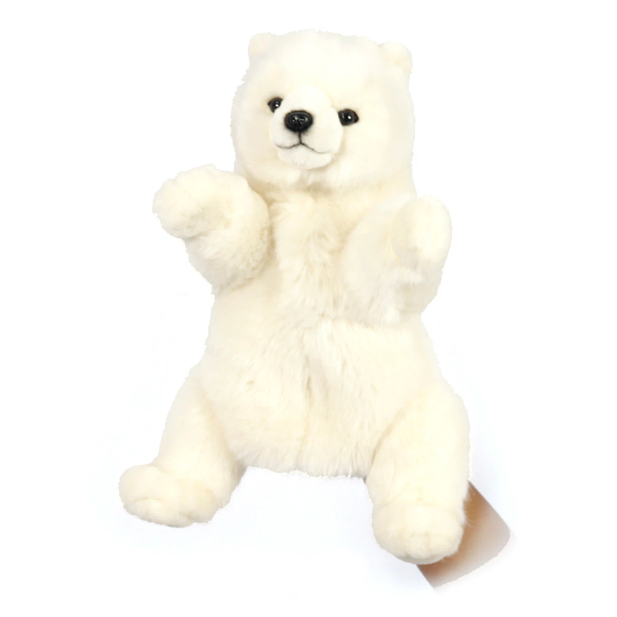 Polar Bear Puppet Hansa Realistic Animal Plush Toy 31cm