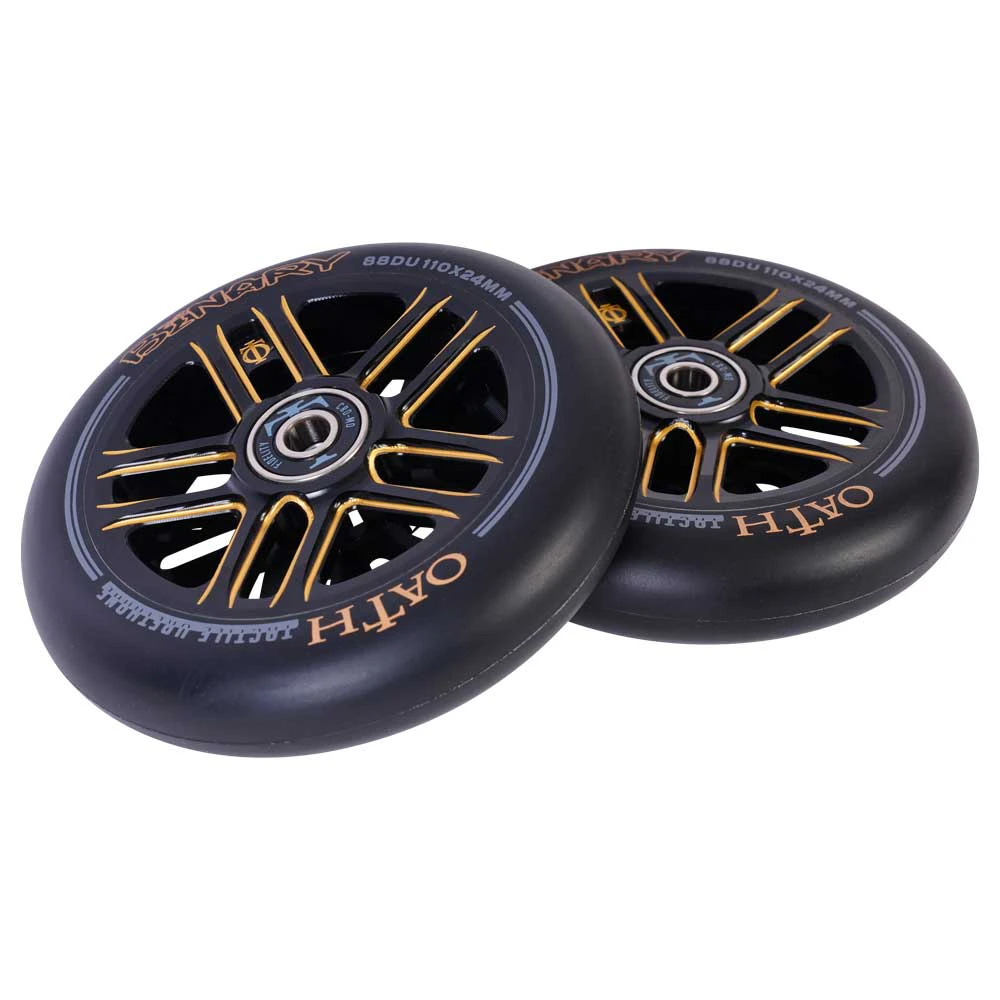 Oath Binary Scooter Wheels - Black/Orange