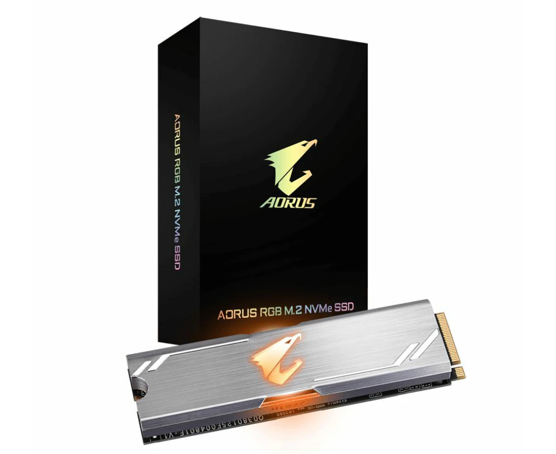 Gigabyte Aorus RGB M.2 PCIe NVMe SSD 512GB Solid State Drive For CPU/Computer PC