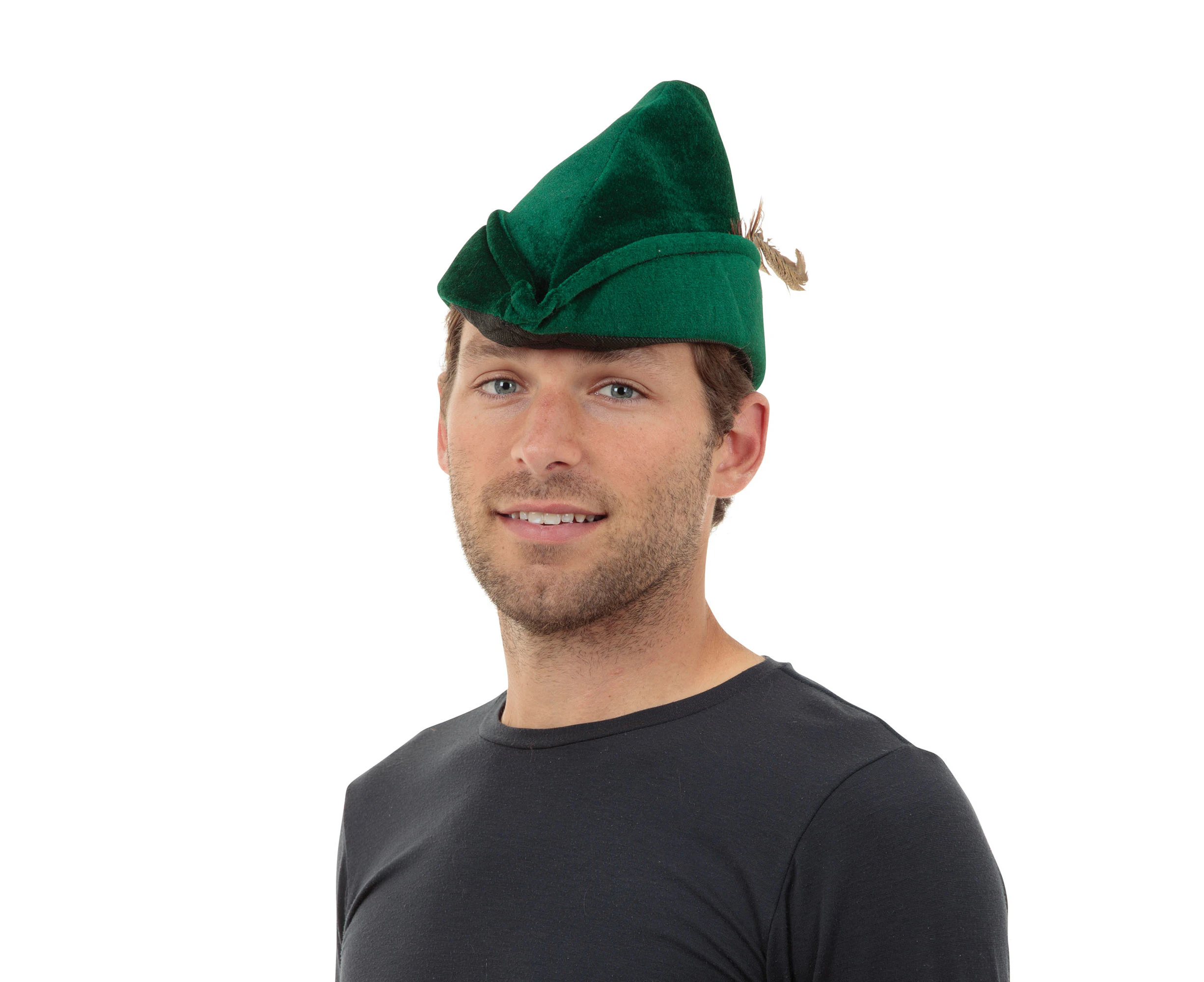 Bristol Novelty Unisex Adults Robin Hood Soft Felt Hat (Green) - BN749