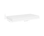 vidaXL Floating Wall Shelves 4 pcs White 50x23x3.8 cm MDF