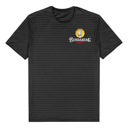 Bundy Bundaberg Rum Black Stripe Tee T-Shirt