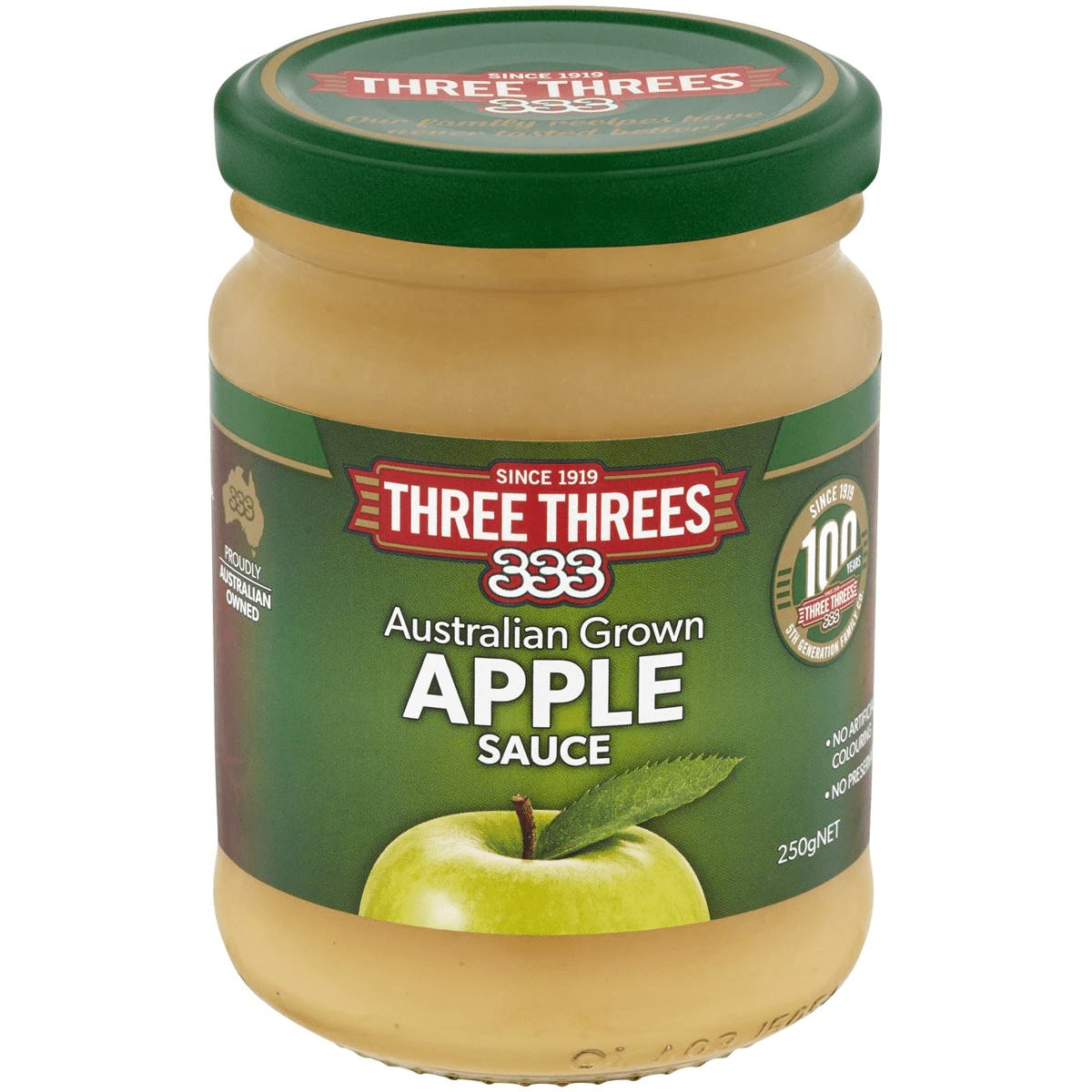 Three Threes 333 Fruit Apple Sauce 250g