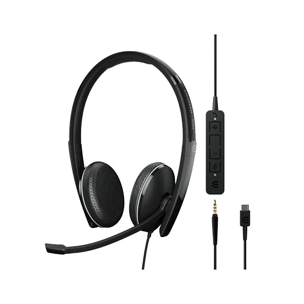 Epos Double Sided Headset With Jack Usb C Connectivity