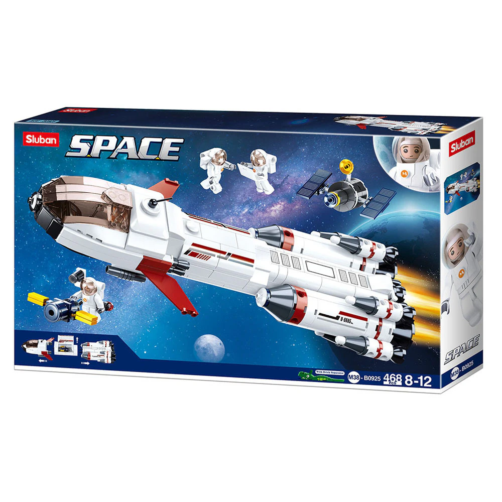 Space Saturn Rocket 468 Pieces