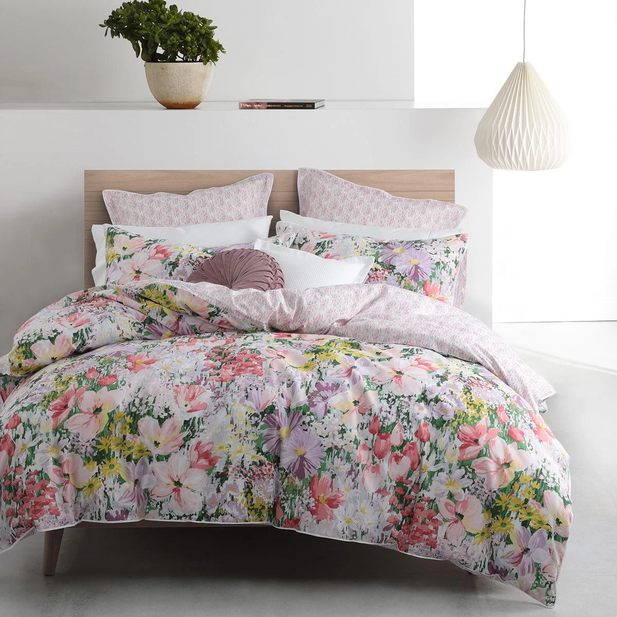 Logan and Mason Liberty Quilt Cover Set Bloom