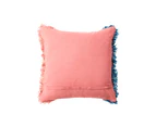 Accessorize Layne Filled Square Cushion 45cm x 45cm - Blue Pink