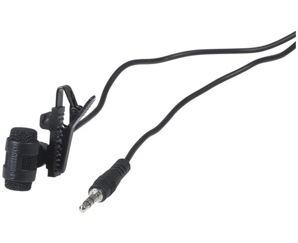 Stereo Plug output Tie Clasp Microphone for Interview Documentary style recording