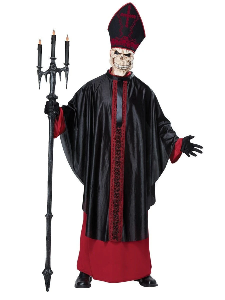 Black Mass Minister Men's Halloween Costume Mens