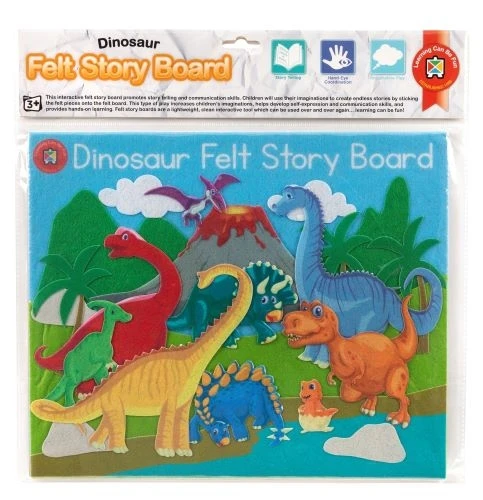 Learning Can Be Fun - Felt Story Board Dinosaur