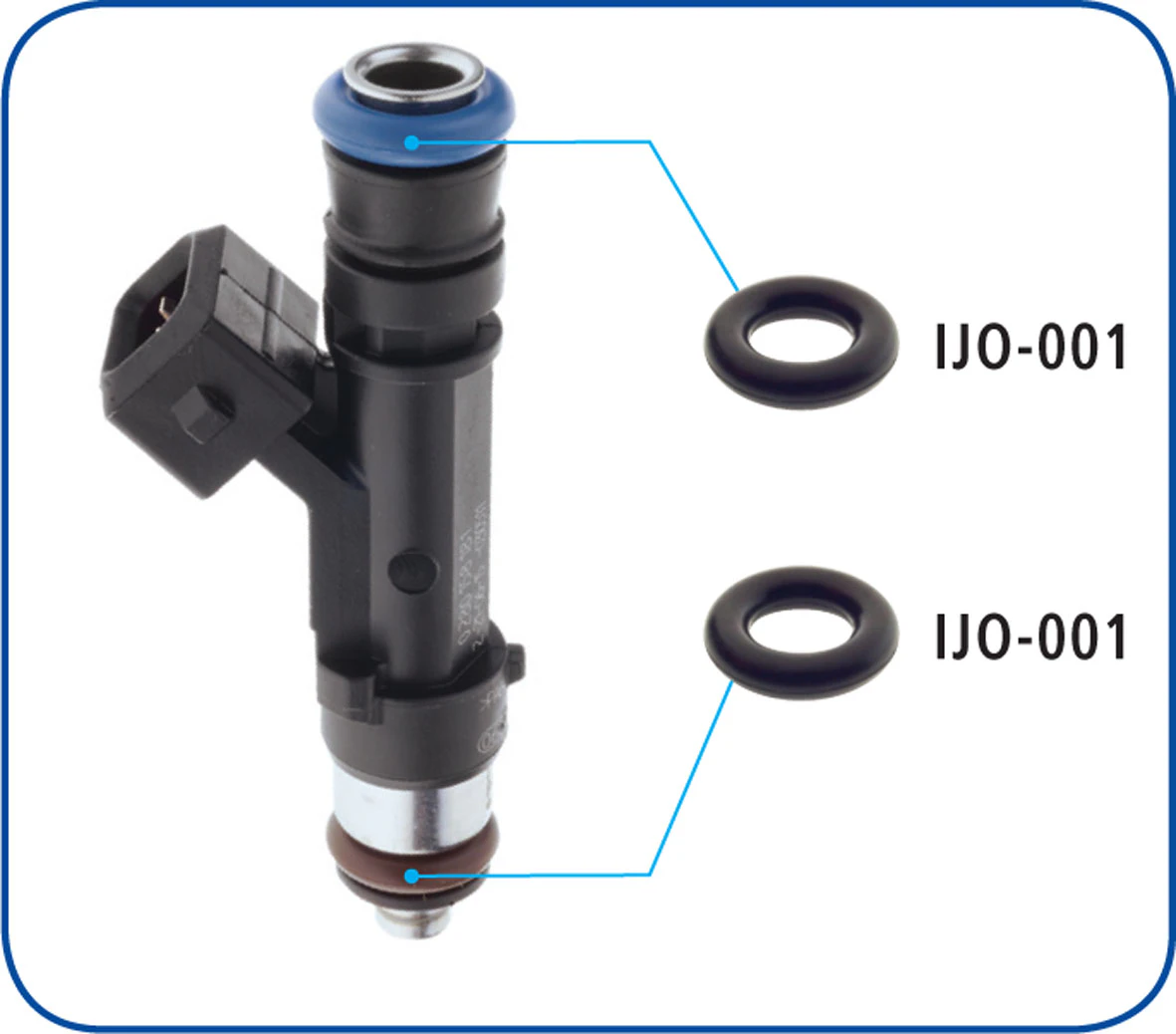 PLUSQUIP Fuel Injector Repair Kit For CITROEN BERLINGO . TU5JP4B  4 Cyl MPFI