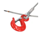 AB Tools 12m Heavy Duty Winch Cable 1000kg Cast Snap Hook Trailer Boat Winch Strap