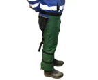 Chainsaw Safety Chaps & Helmet Protective Pants Leg Wrap around protection Small 32"
